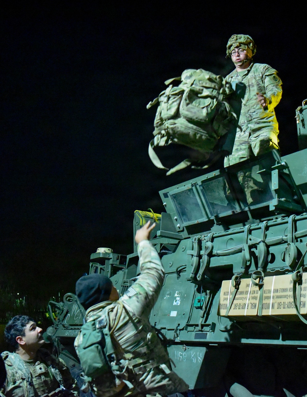 2-2 SBCT conducts tactical movement and defense training