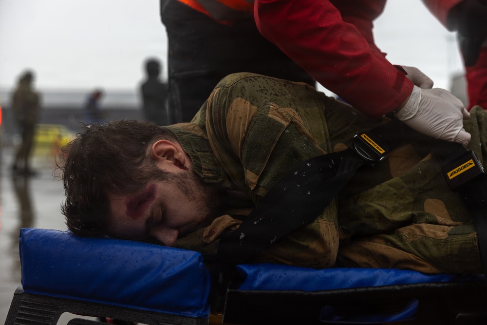 CORE26 | Norwegian Armed Forces, Allied Partners, Civilian Emergency Response Organizations Simulate a Mass-Casualty Reception in Tromsø