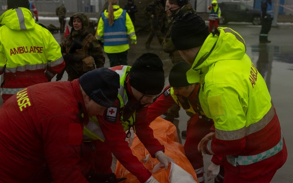 CORE26 | Norwegian Armed Forces, Allied Partners, Civilian Emergency Response Organizations Simulate a Mass-Casualty Reception in Tromsø