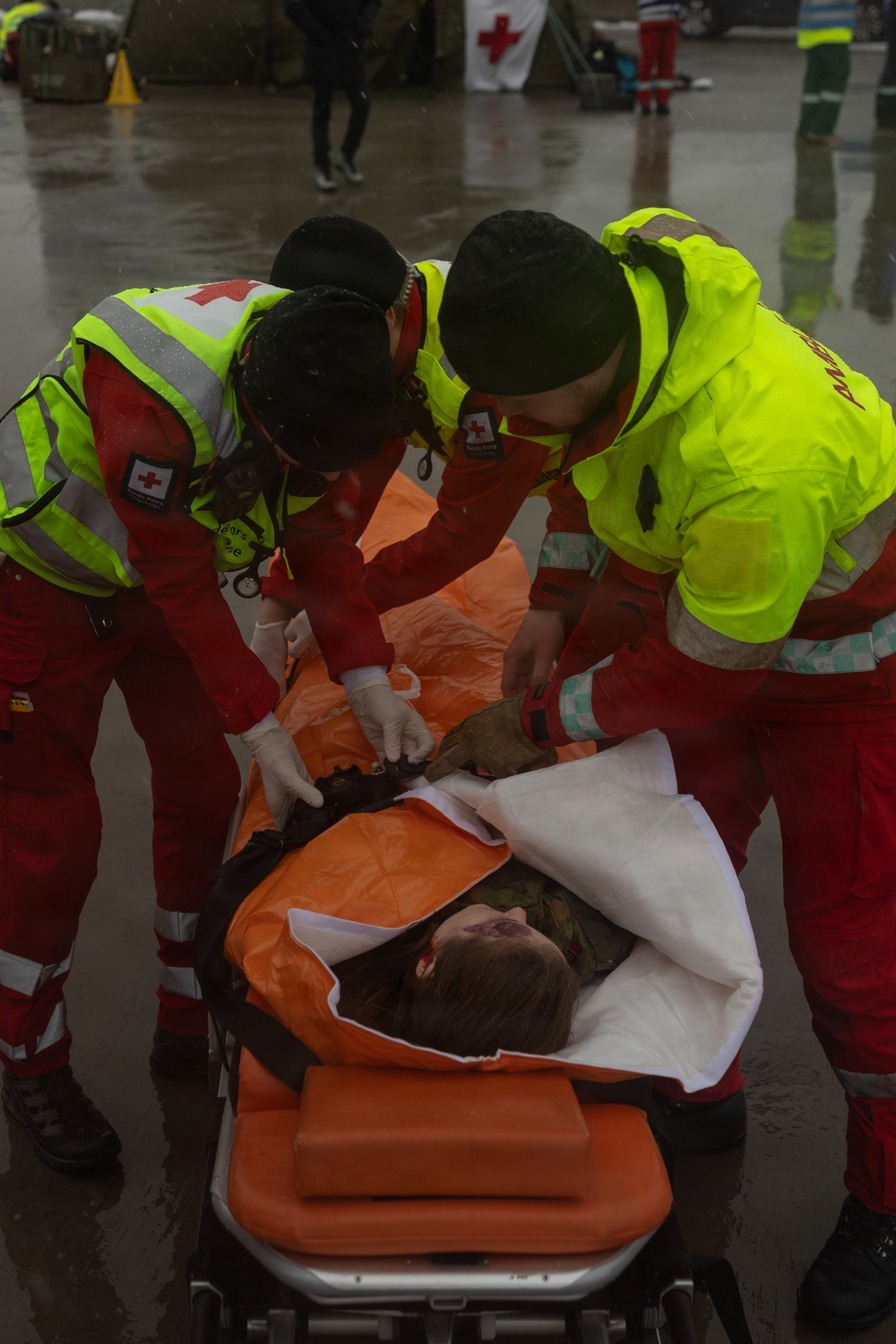 CORE26 | Norwegian Armed Forces, Allied Partners, Civilian Emergency Response Organizations Simulate a Mass-Casualty Reception in Tromsø