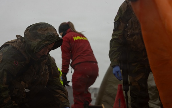 CORE26 | Norwegian Armed Forces, Allied Partners, Civilian Emergency Response Organizations Simulate a Mass-Casualty Reception in Tromsø