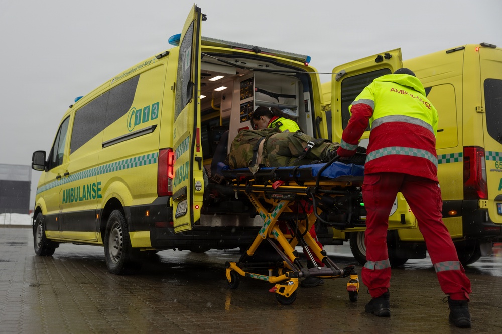 CORE26 | Norwegian Armed Forces, Allied Partners, Civilian Emergency Response Organizations Simulate a Mass-Casualty Reception in Tromsø