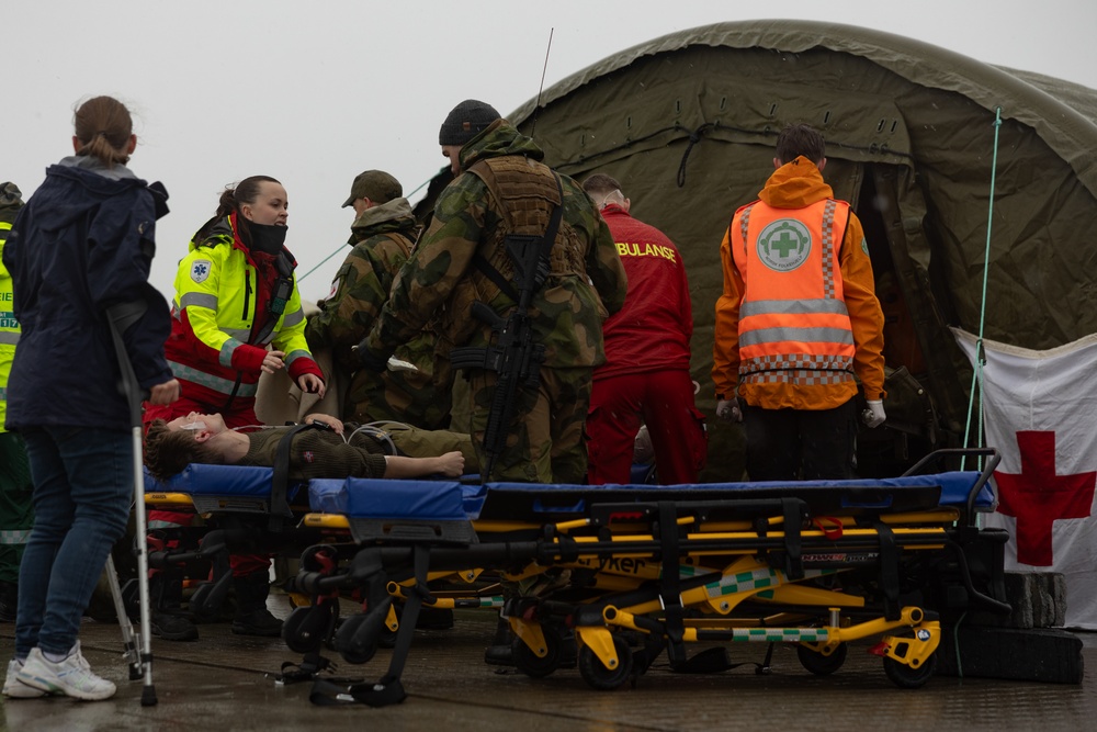 CORE26 | Norwegian Armed Forces, Allied Partners, Civilian Emergency Response Organizations Simulate a Mass-Casualty Reception in Tromsø