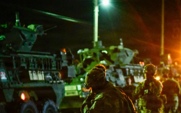 2-2 SBCT conducts tactical movement and defense training