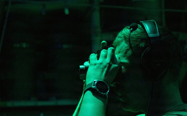 US Air Force C-130 crew conducts airlift mission in support of Operation Epic Fury