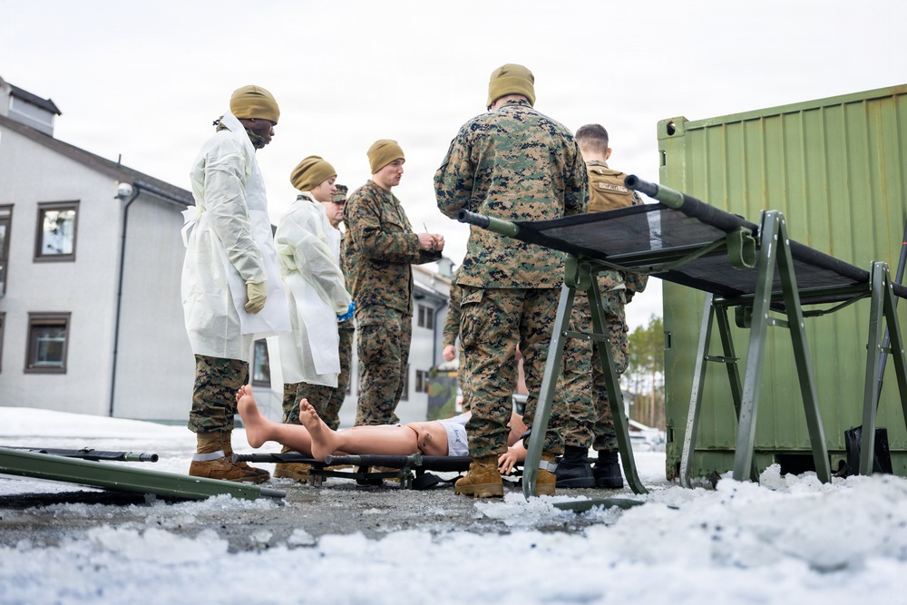 CORE26 | U.S. Marine Mortuary Affairs Team Assists Simulated Mass-Casualty Training in the Arctic