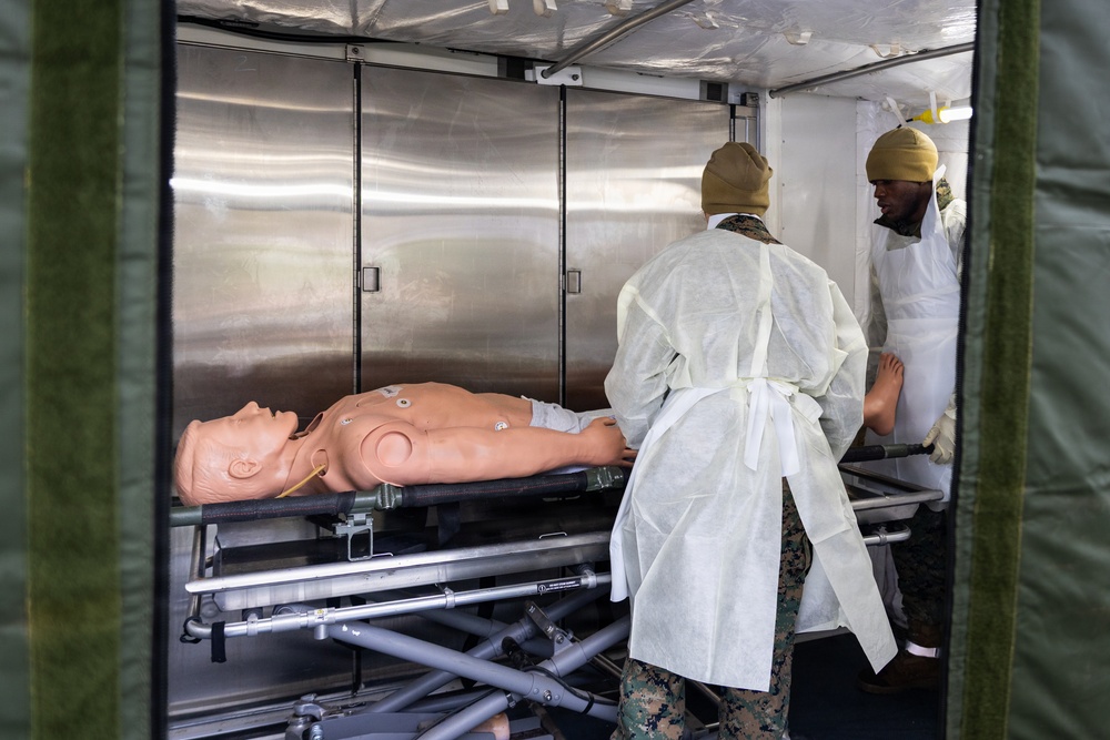 CORE26 | U.S. Marine Mortuary Affairs Team Assists Simulated Mass-Casualty Training in the Arctic