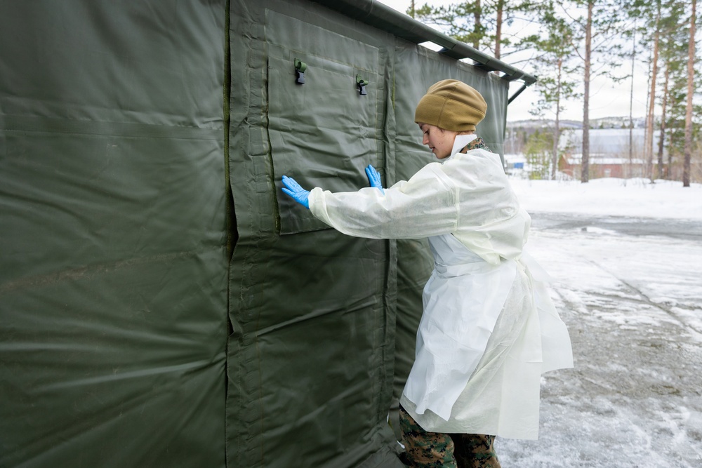 CORE26 | U.S. Marine Mortuary Affairs Team Assists Simulated Mass-Casualty Training in the Arctic