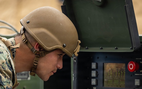 7th Communication Battalion Marines establish field communications capabilities during Stormbreaker 26.2