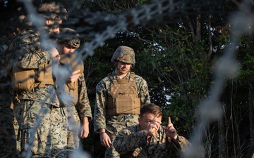 7th Communication Battalion Marines establish field communications capabilities during Stormbreaker 26.2