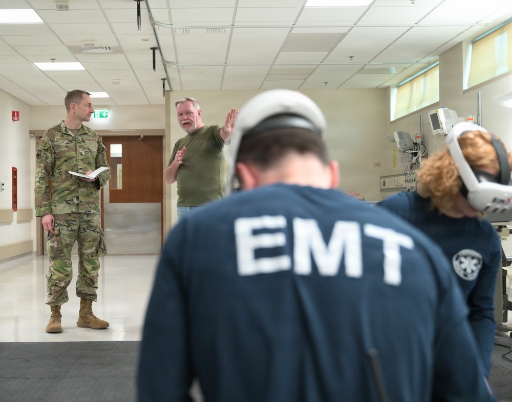 Col. Nathan Schwamburger visits 31 FW