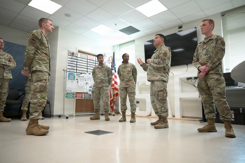 Col. Nathan Schwamburger visits 31 FW