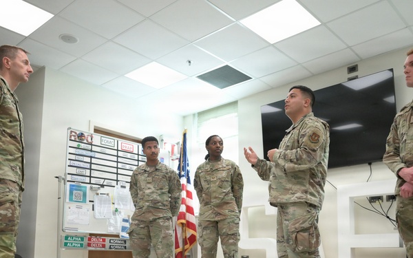 Col. Nathan Schwamburger visits 31 FW