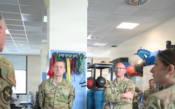 Col. Nathan Schwamburger visits 31 FW