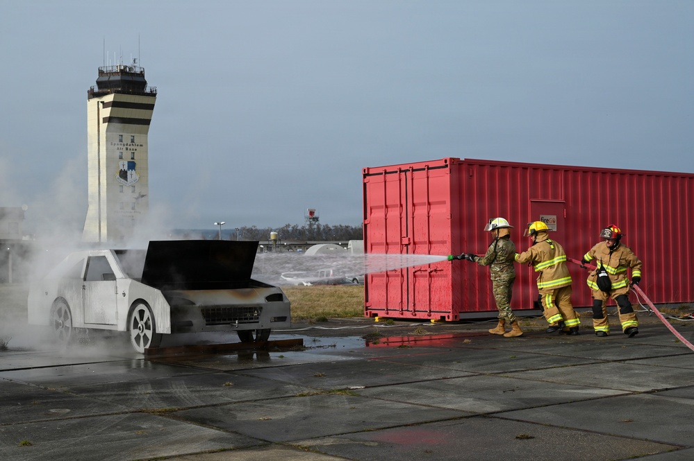CMSgt Woods engages with Airmen during visit to Spangdahlem Air Base