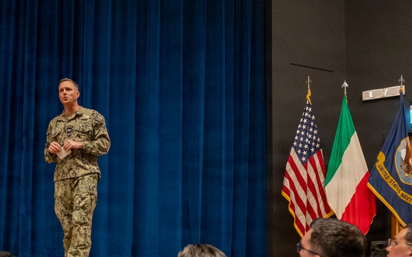 NAVFAC EURAFCENT Hosts an All Hands Call