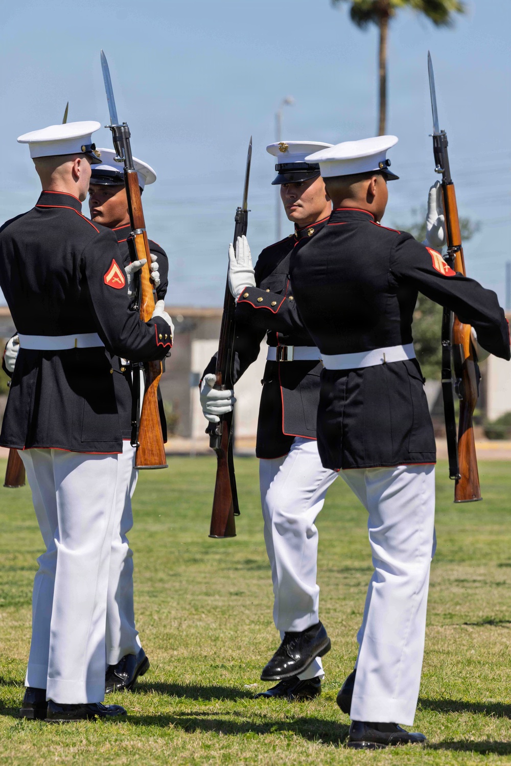 United States Marine Corps Silent Drill Platoon Performance at MCAS Yuma