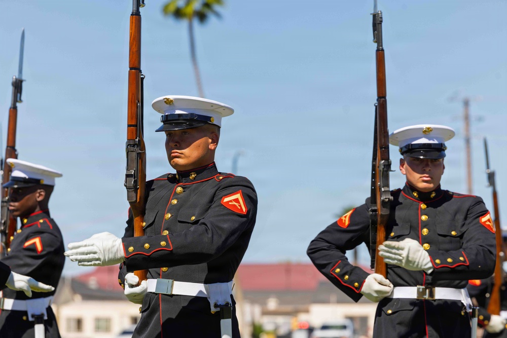 United States Marine Corps Silent Drill Platoon Performance at MCAS Yuma
