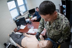 Training to Keep the Warfighter in the Fight: NMRTC Cherry Point Corpsmen Conduct EMT-Basic Course