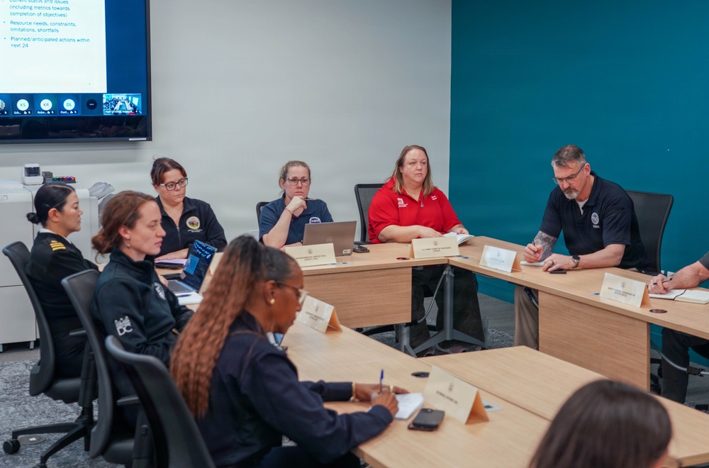 Potomac Interceptor Collapse Response Command and General Staff Meeting