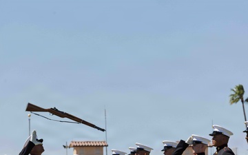 United States Marine Corps Silent Drill Platoon Performance at MCAS Yuma