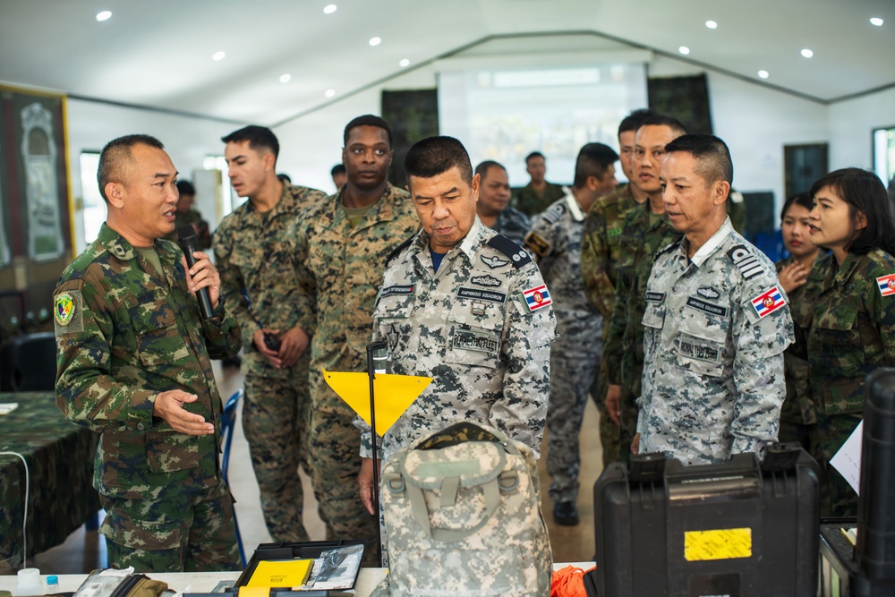 Task Force Ashland CBRN Marines Conduct CBRN SMEE During Exercise Cobra Gold 2026
