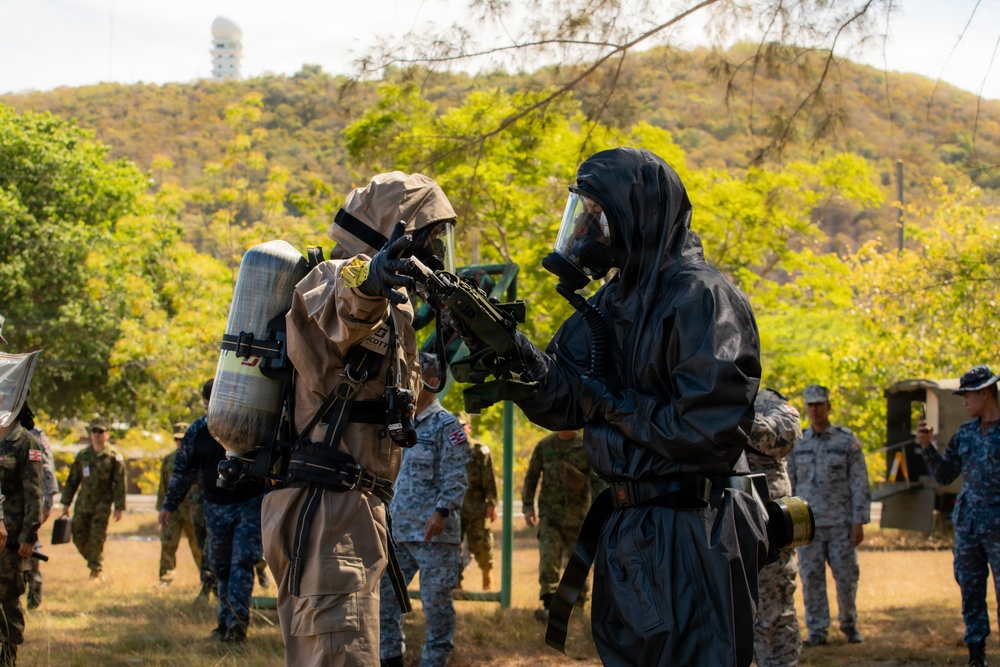 Task Force Ashland CBRN Marines Conduct CBRN SMEE During Exercise Cobra Gold 2026
