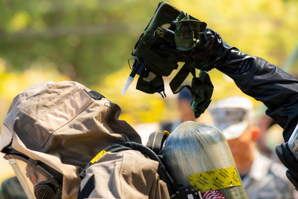 Task Force Ashland CBRN Marines Conduct CBRN SMEE During Exercise Cobra Gold 2026