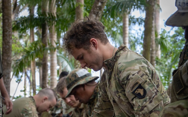Jungle Operations Training Course - Panama: Machete techniques