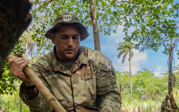 Jungle Operations Training Course - Panama: Machete techniques