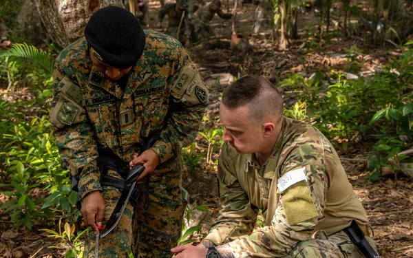 Jungle Operations Training Course - Panama: Machete techniques