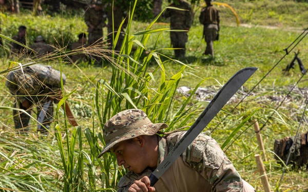 Jungle Operations Training Course - Panama: Machete techniques