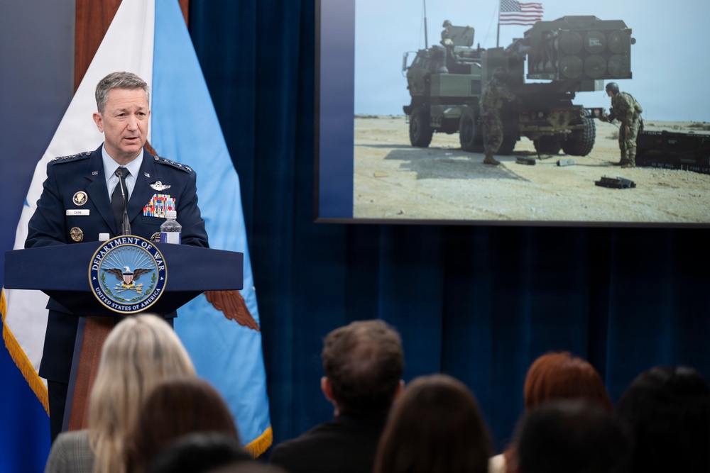 SW, CJCS Conduct Pentagon Press Briefing