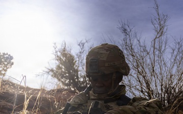 U.S. Army Soldier perform tests on denied, degraded, intermittent, or limited equipment