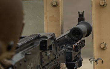 Marines with 2nd Maintenance Battalion Conduct Live-Fire Machine Gun Range