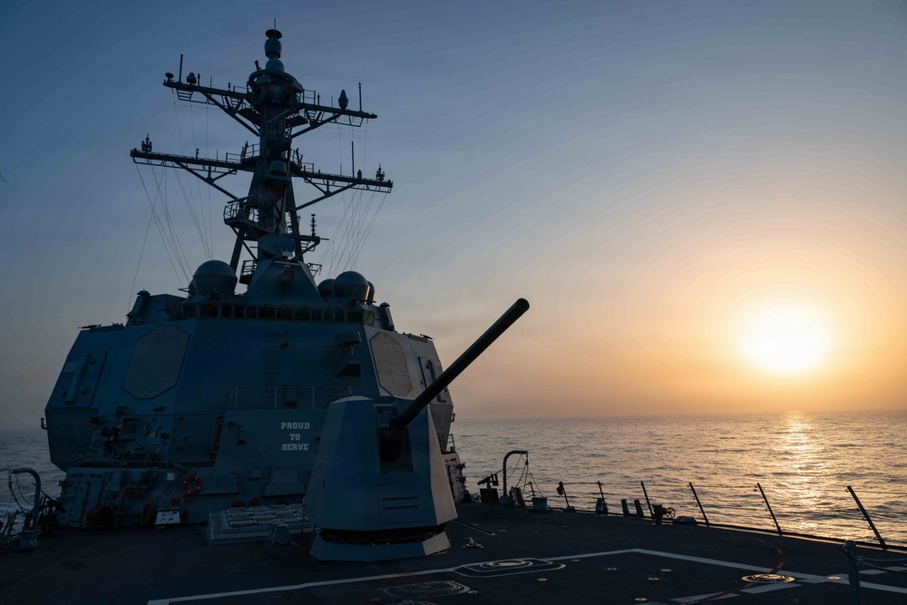 USS Pinckney (DDG 91) supports Operation Epic Fury