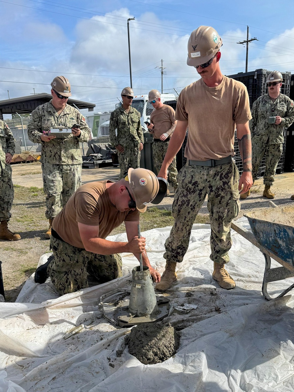NMCB 133 Builds a Storage Facility
