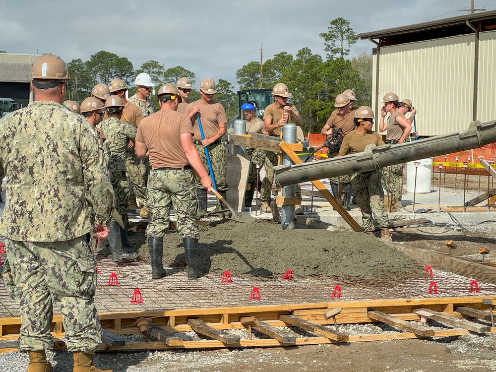 NMCB 133 Builds a Storage Facility