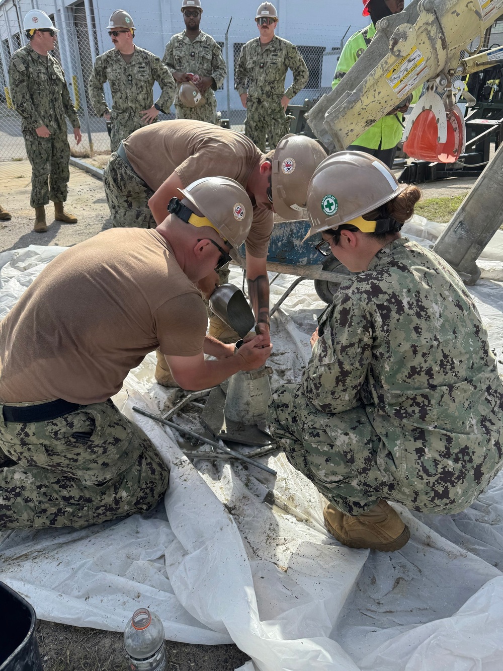 NMCB 133 Builds a Storage Facility