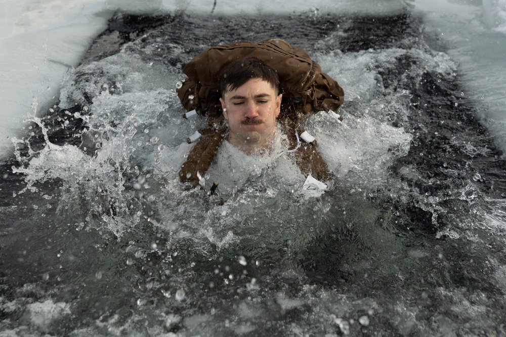 CORE26 | U.S. Marines, Sailors Execute Cold Plunge for Arctic Exercise