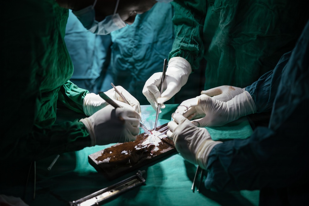 US Soldier performs surgery during the first-ever MEDREX in Tanzania as part of Justified Accord 2026
