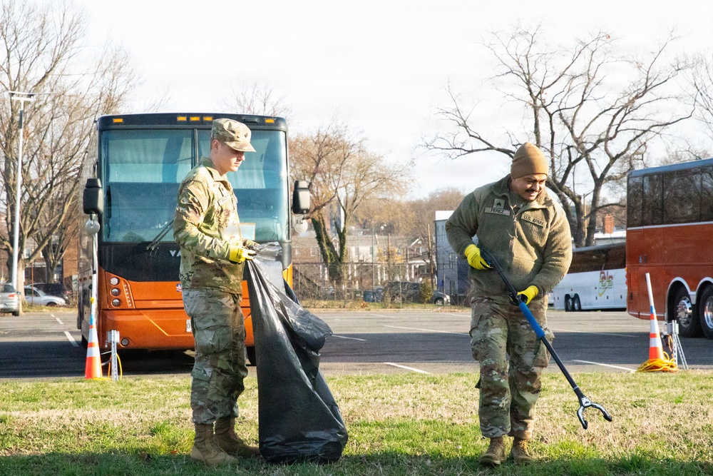 JTF-DC Nebraska Guard members practice community stewardship