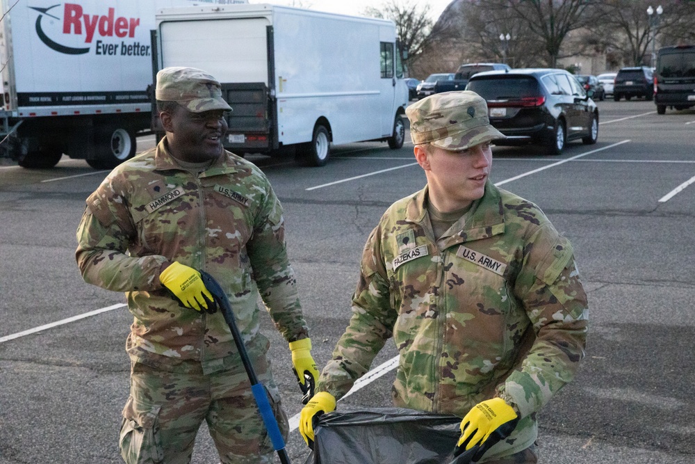 JTF-DC Nebraska Guard members practice community stewardship