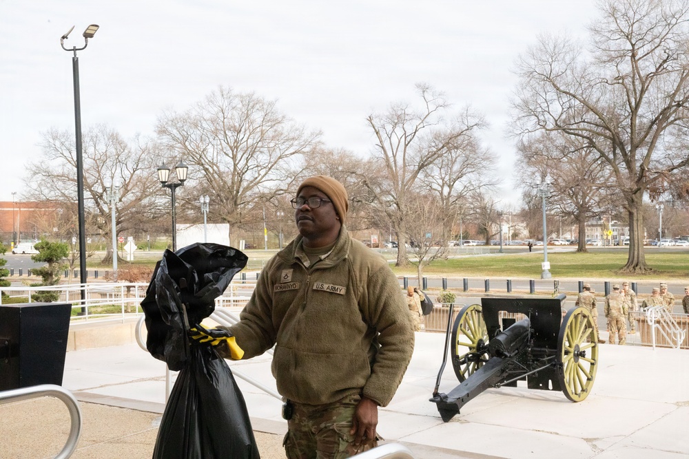 JTF-DC Nebraska Guard members practice community stewardship