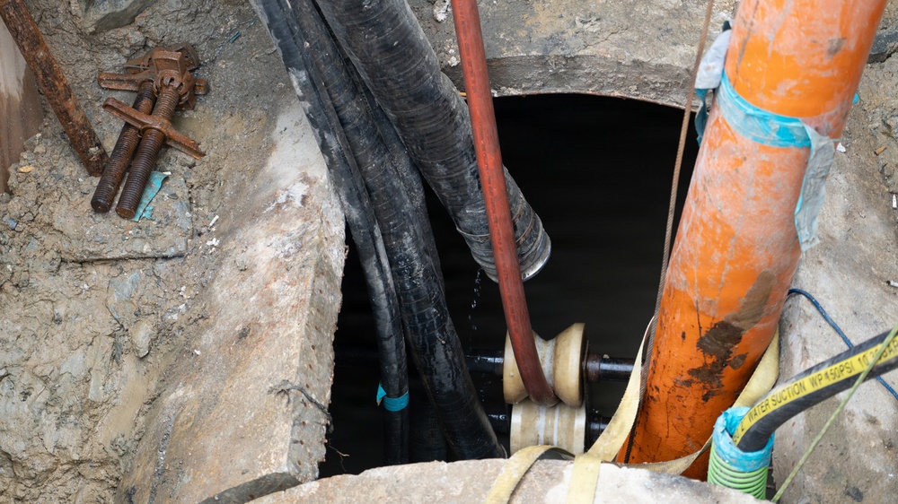 Potomac Interceptor Repairs Underway