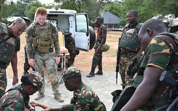 US, Tanzania soldiers practice TCCC skills during JA26