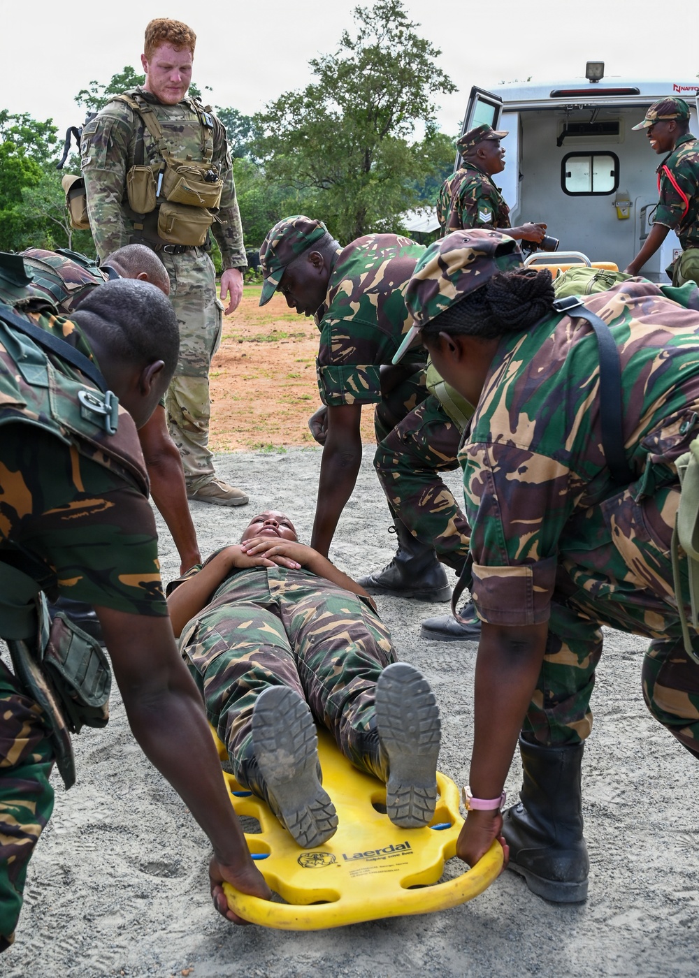 US, Tanzania soldiers practice TCCC skills during JA26