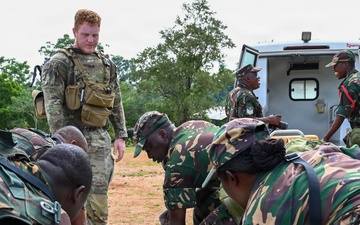 US, Tanzania soldiers practice TCCC skills during JA26