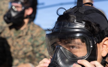 I MEF Marines participate in annual gas chamber training