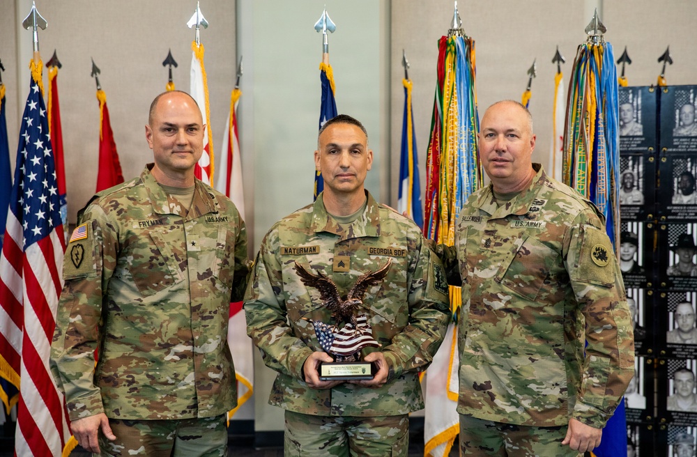 GSDF NCO receives Chad Mercer Award